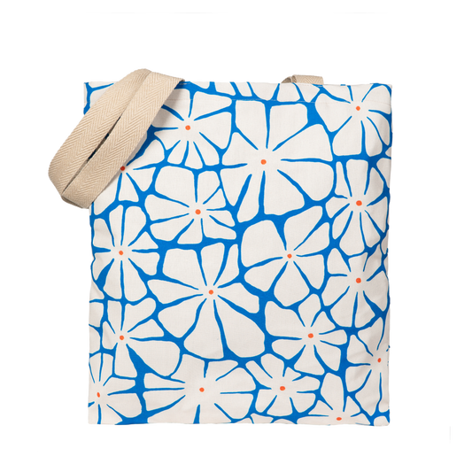 Flors Azul (tote bag)